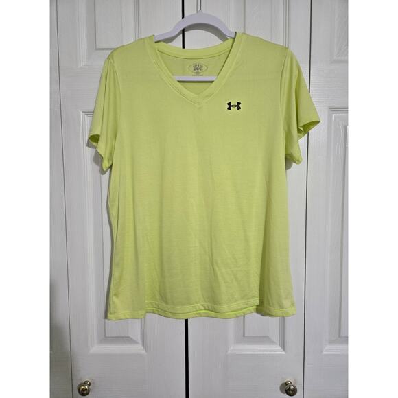 Under Armour Tops - Under armour large women's yellow athletic tshirt
